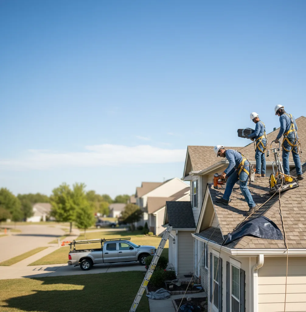 Flat Roof Repair in Steger, IL